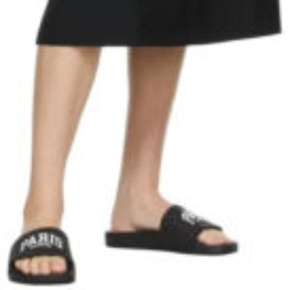 Balenciaga Cities Bicolor Pool Slide Sandals 36 - Picture 2 of 2